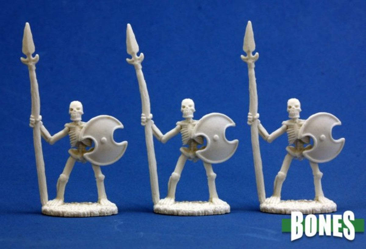 Dark Heaven Bones: Skeletal Spearmen (3)