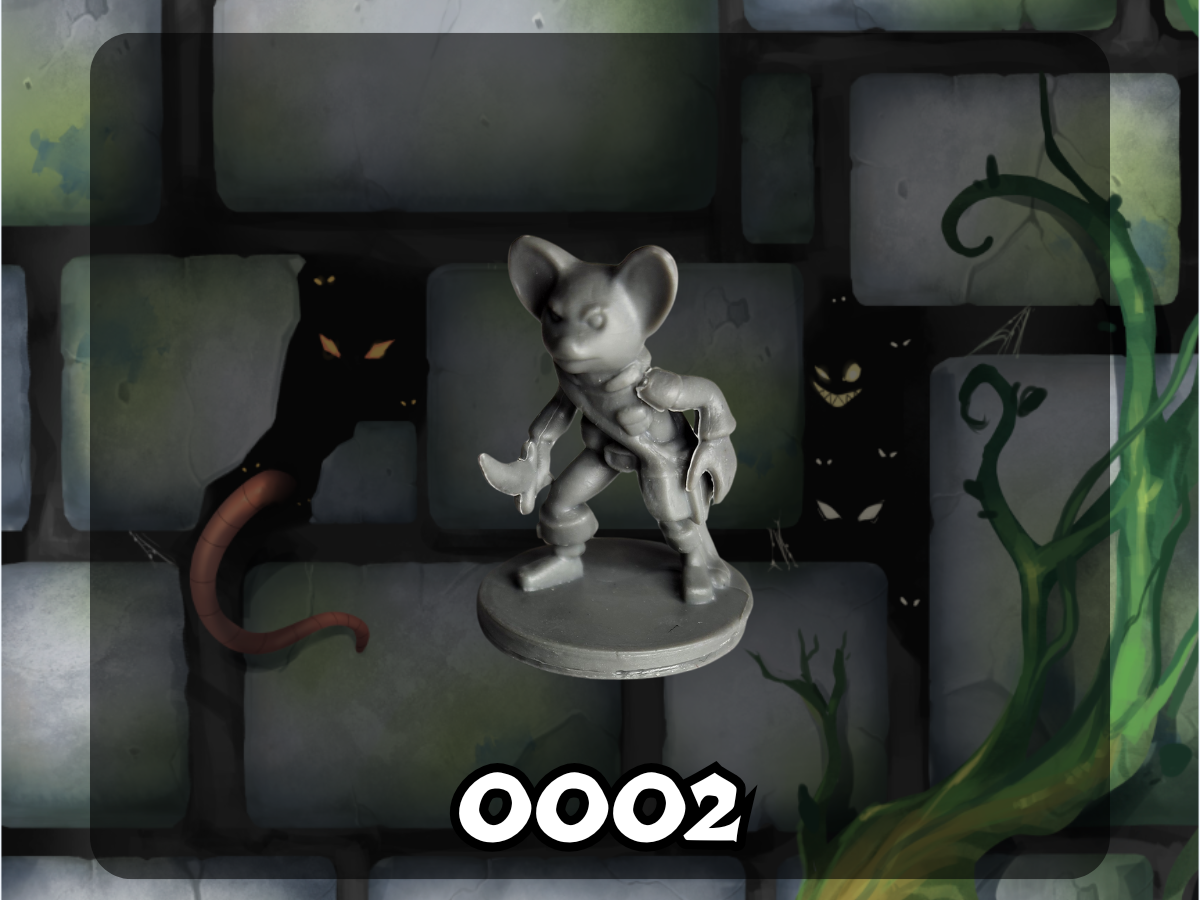 Wildspire Miniatures: Townsfolk - Mousekin Rogue