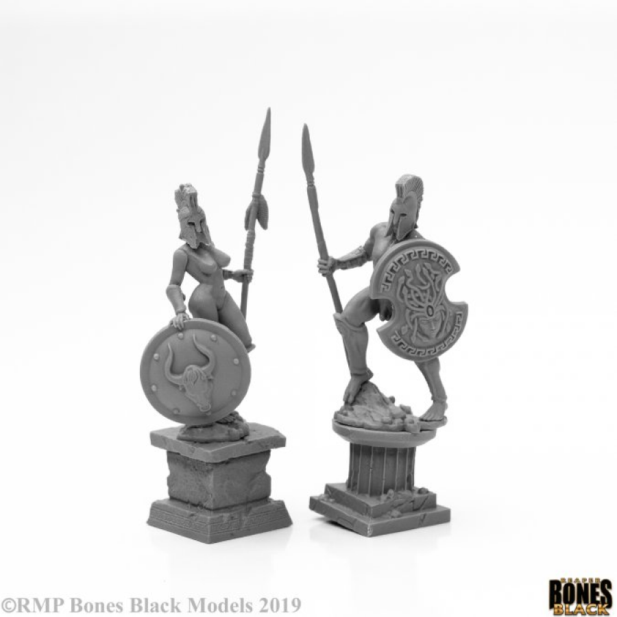 Bones Black: Living Statue (Smooth) 44126L