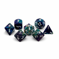 Norse Foundry Stone Dice: Sesame Jasper - Blue & Purple