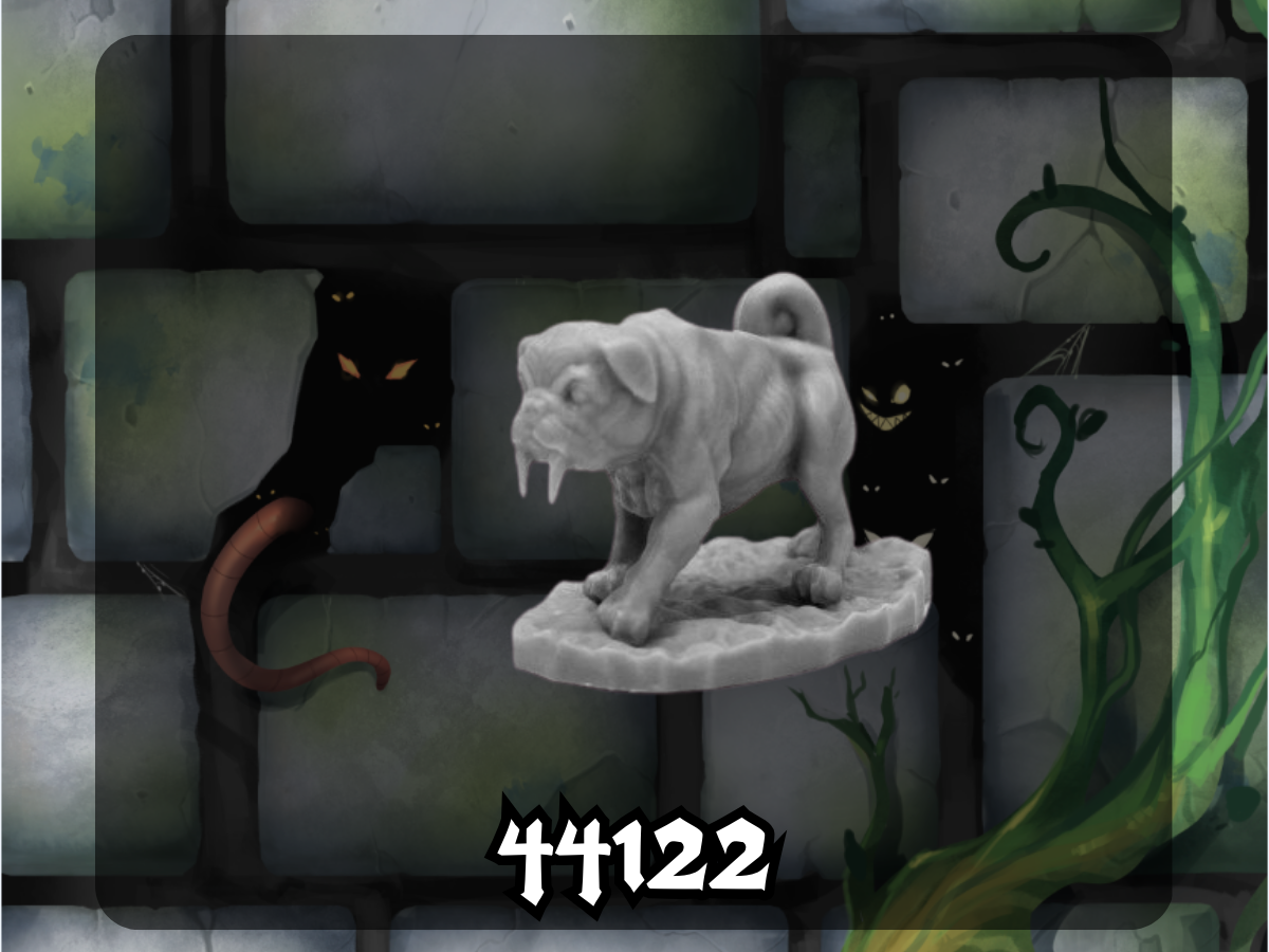 Bones Black: Sabre-Toothed Pug 44122