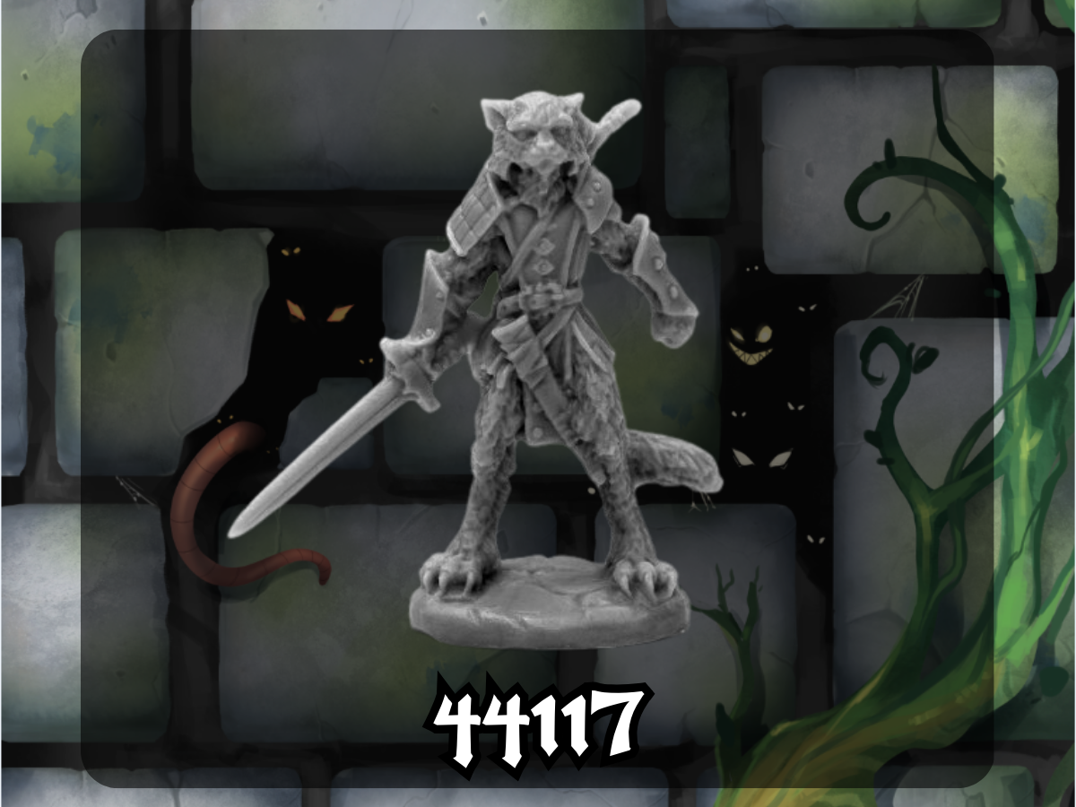 Bones Black: Mal, Catfolk Warrior 44117