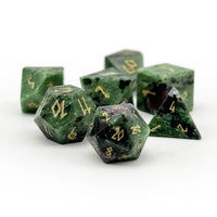 Norse Foundry Stone Dice: Ruby Zoisite
