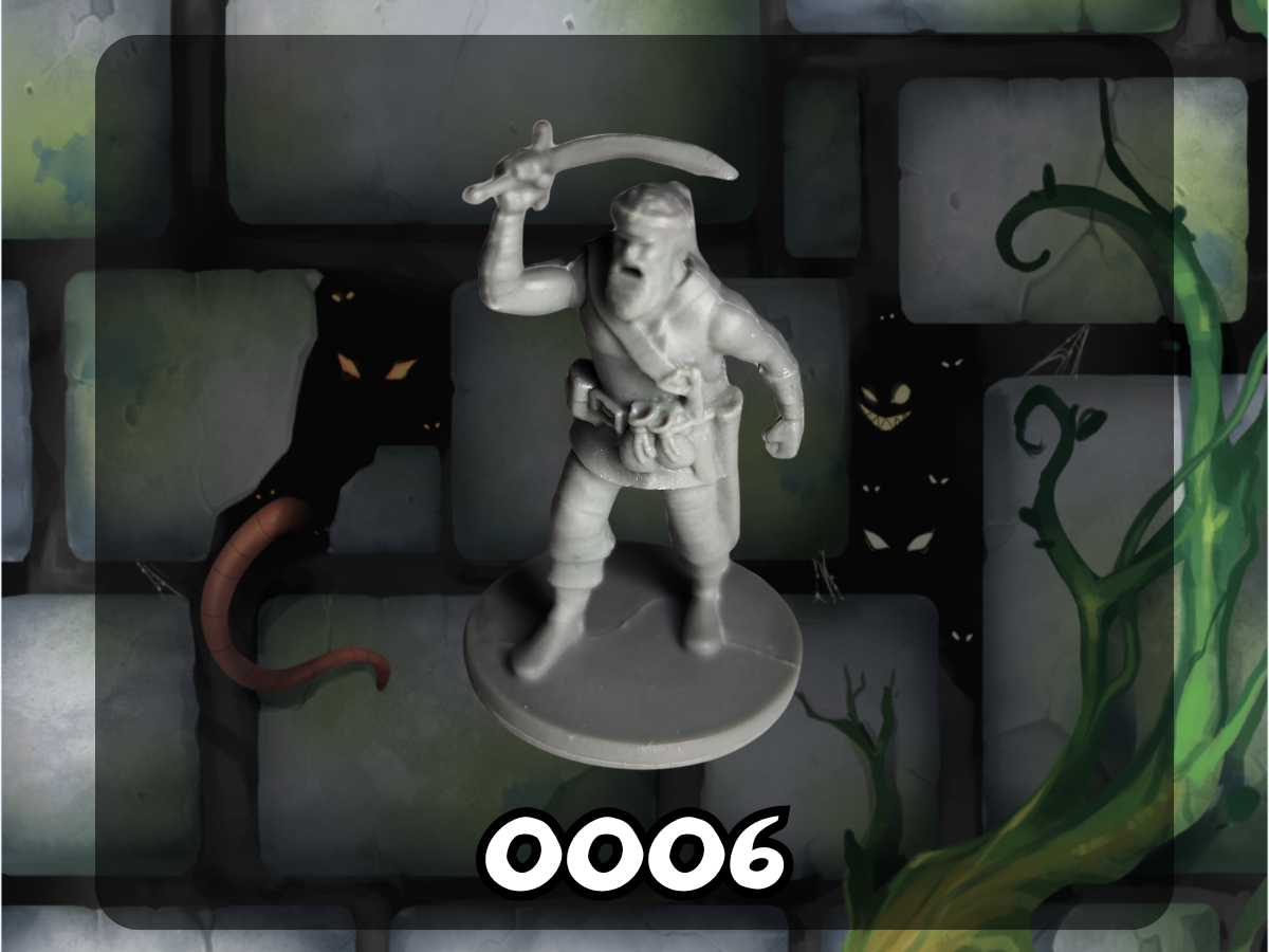 Wildspire Miniatures: Townsfolk - Human Male Pirate