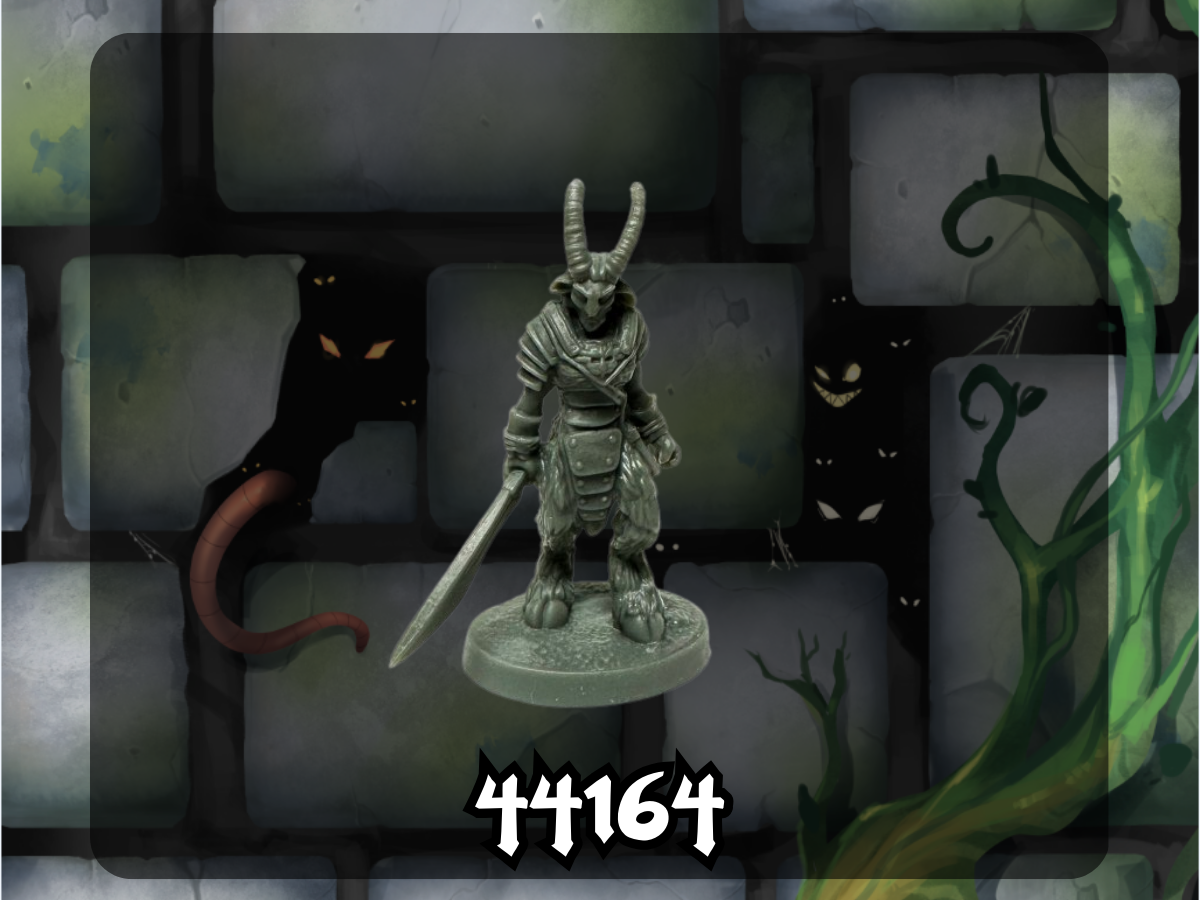 Bones Black: Satyr Warrior 44164