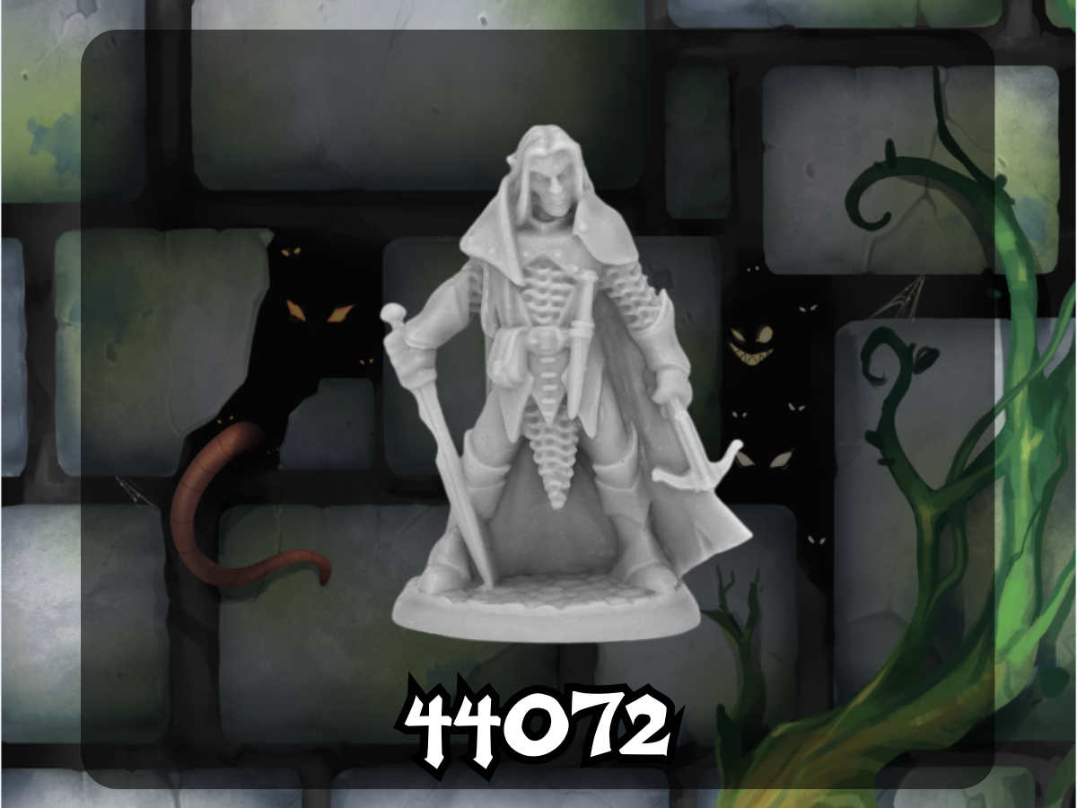 Bones Black: Dark Elf Male Warrior 44072