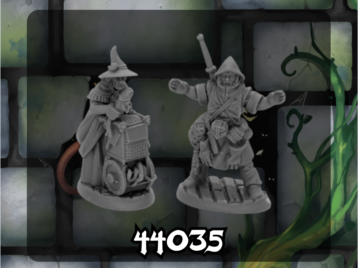 Bones Black: Townsfolk - Fishmongers (2) 44035