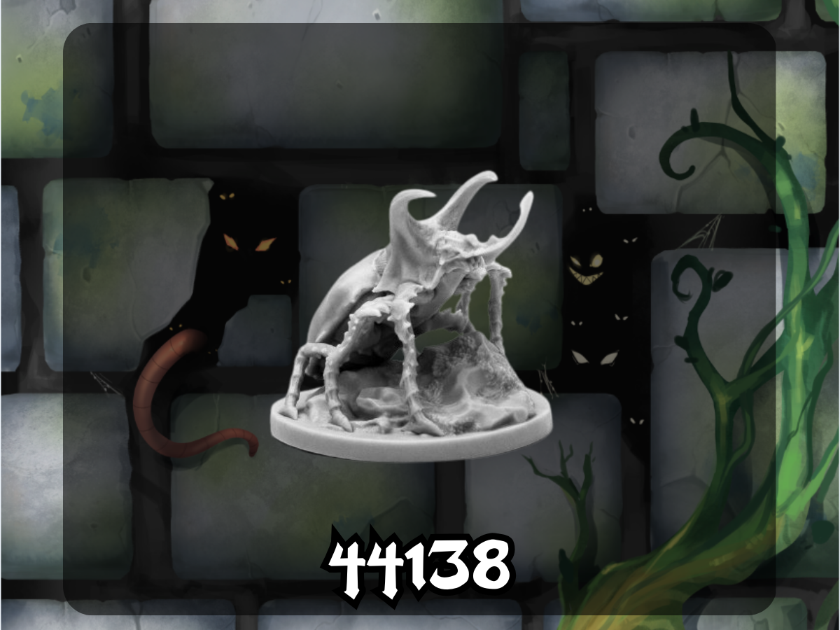 Bones Black: Giant Rhino Beetle 44138