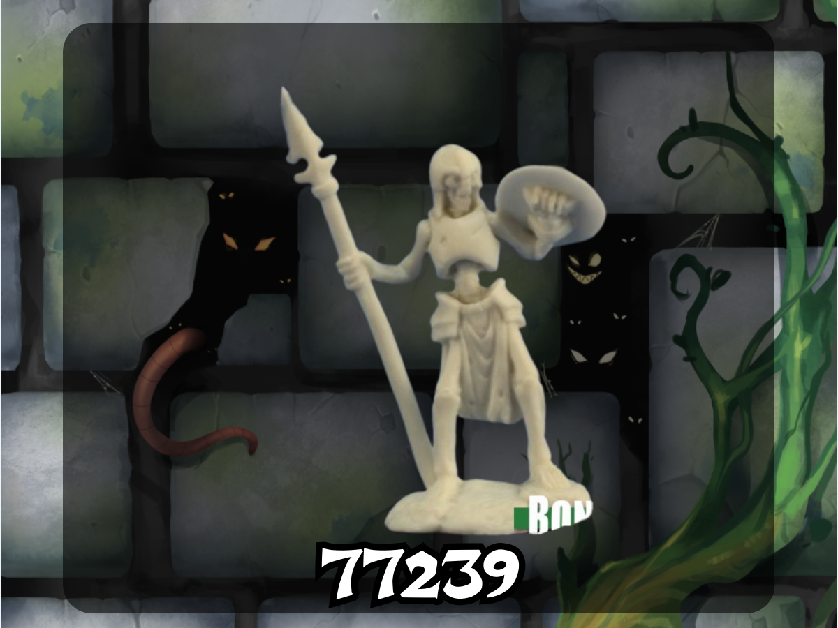 Bones: Skeleton Guardian Spearman 77239