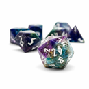 Norse Foundry Stone Dice: Sesame Jasper - Blue & Purple