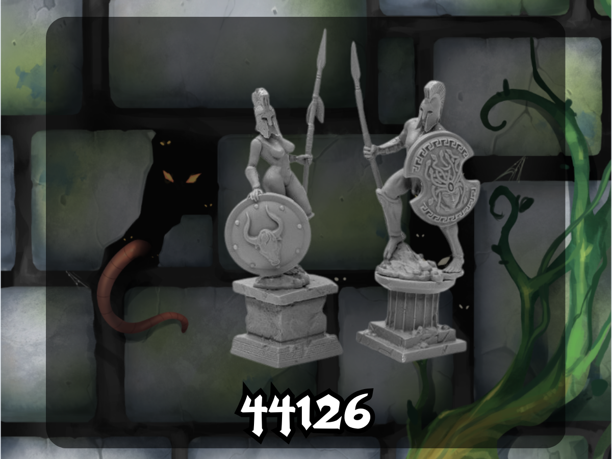 Bones Black: Living Statue (Smooth) 44126L