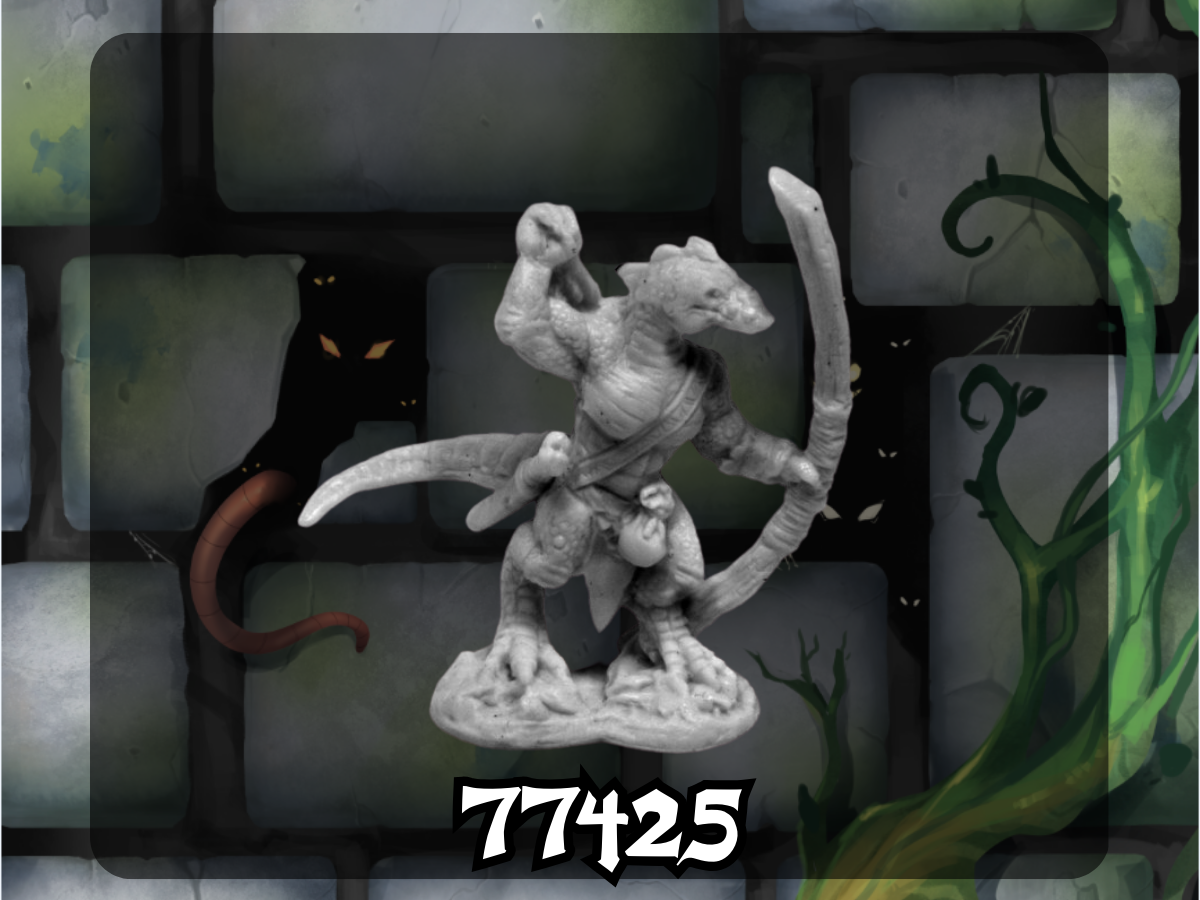 Dark Heaven Bones: Lizardman Archer 77425