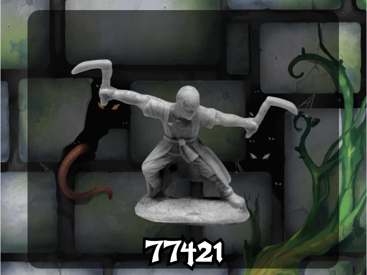 Dark Heaven Bones: Jade Tiger Monk 77421