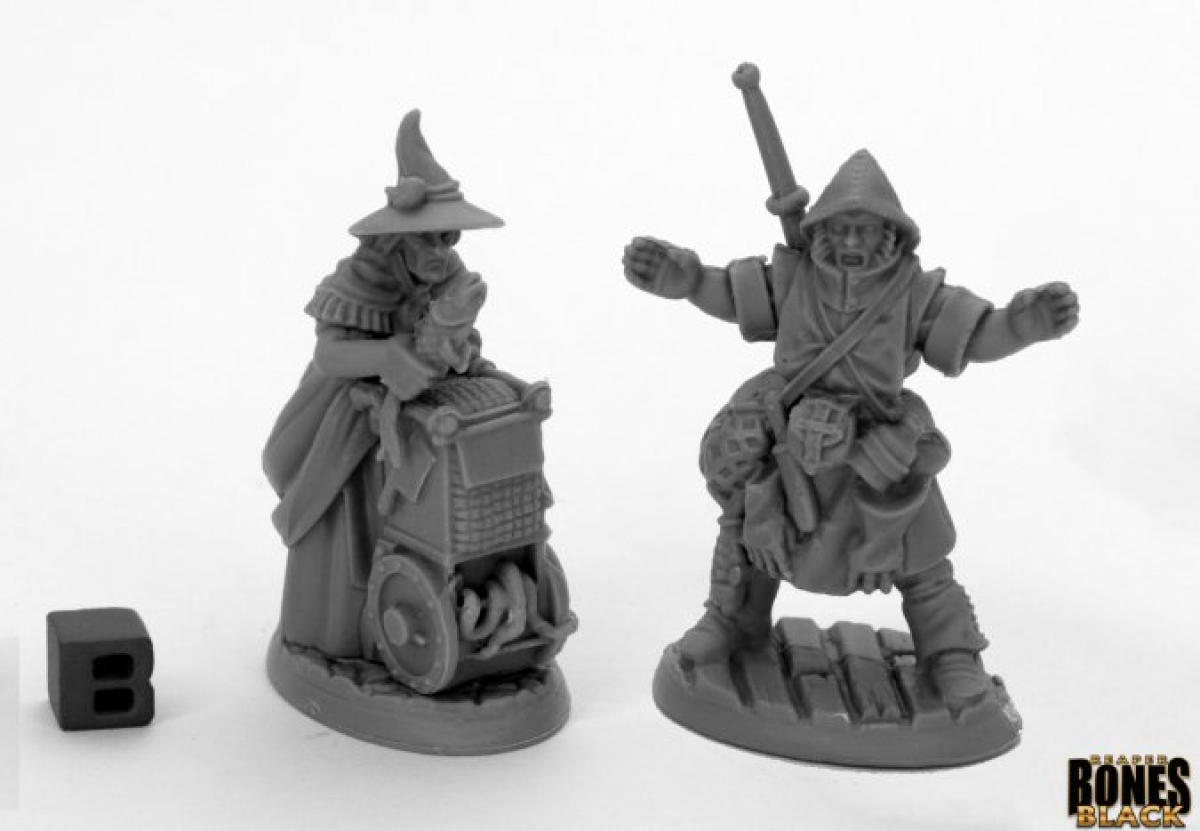 Bones Black: Townsfolk - Fishmongers (2) 44035