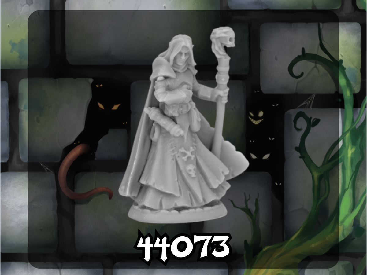 Bones Black: Dark Elf Wizard 44073