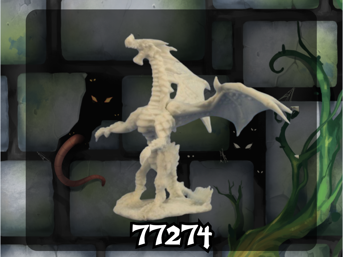 Bones: Dragon Hatchling Red 77274