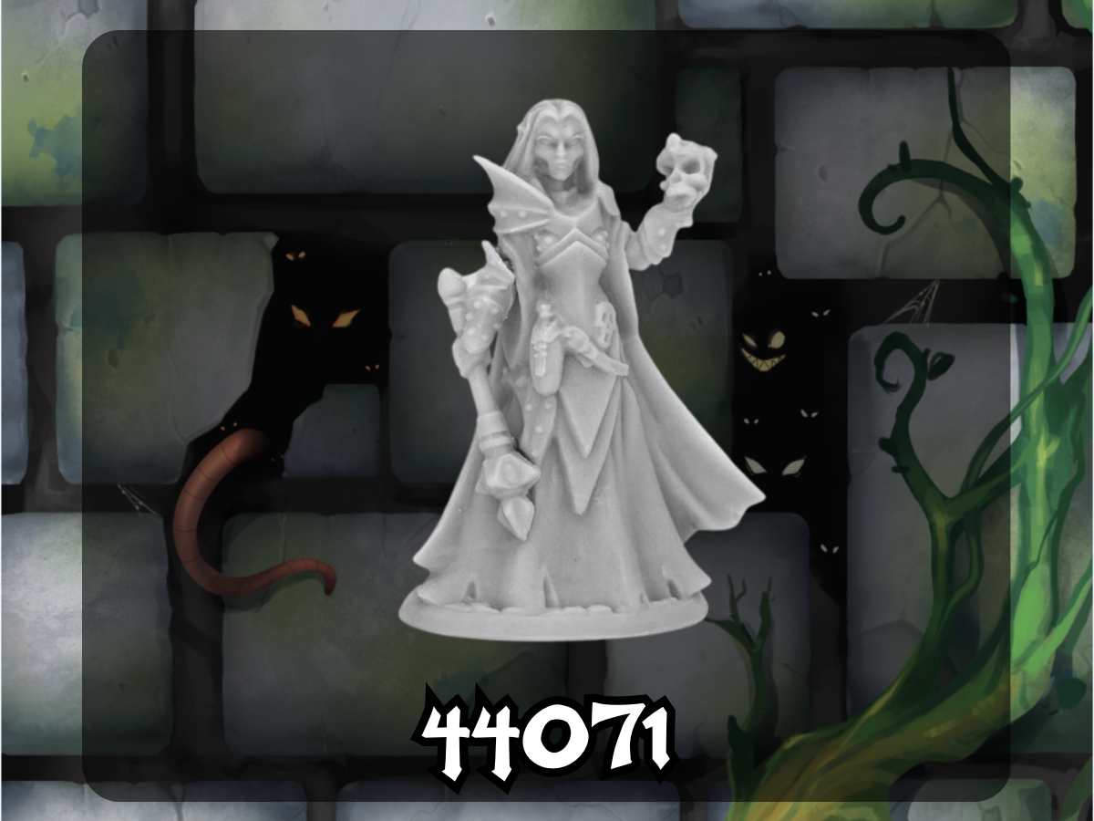 Bones Black: Dark Elf Priestess 44071