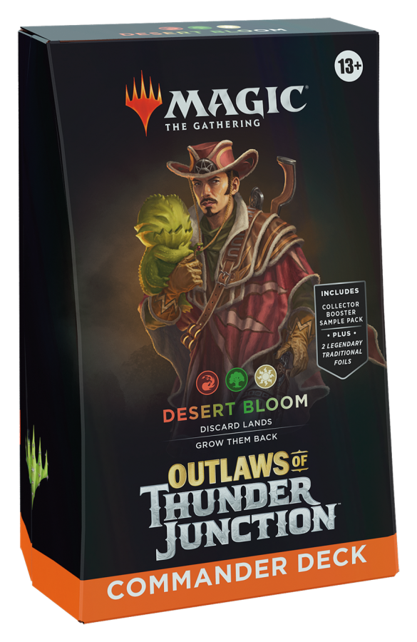 Outlaws of Thunder Junction Commander Deck - Desert Bloom (W/R/G)