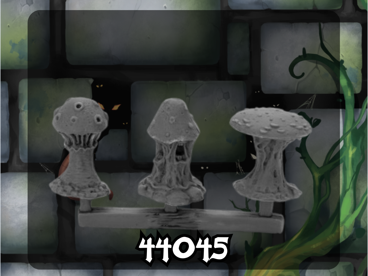 Bones Black: Shrieking Fungus 44045
