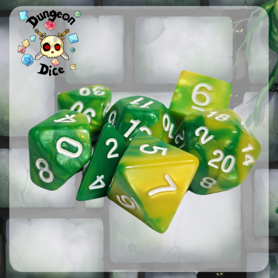 Dungeon Dice Acrylic: Witches Toxin