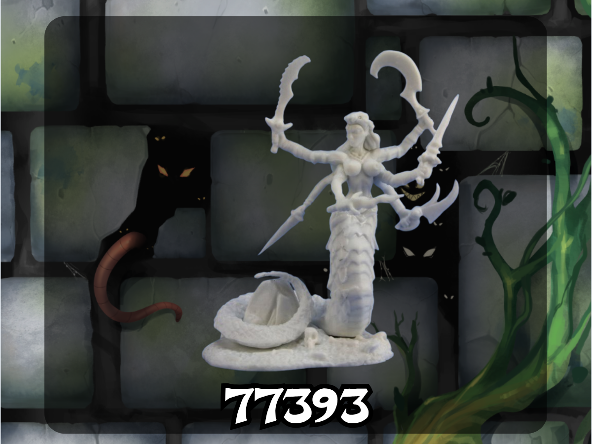 Dark Heaven Bones: Avukavali, Marilith Demon 77393