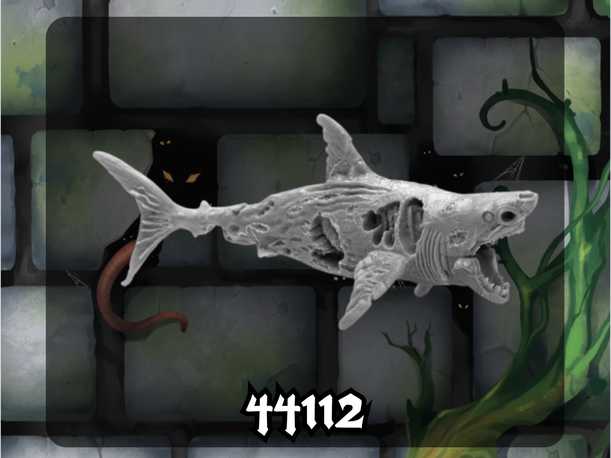 Bones Black: Zombie Shark 44112