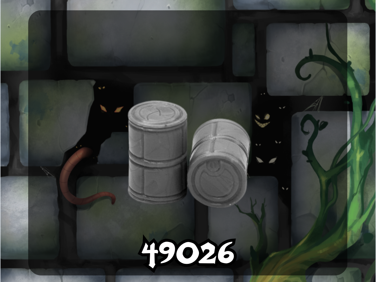 Bones Black: Sci Fi Barrels (2) 49026