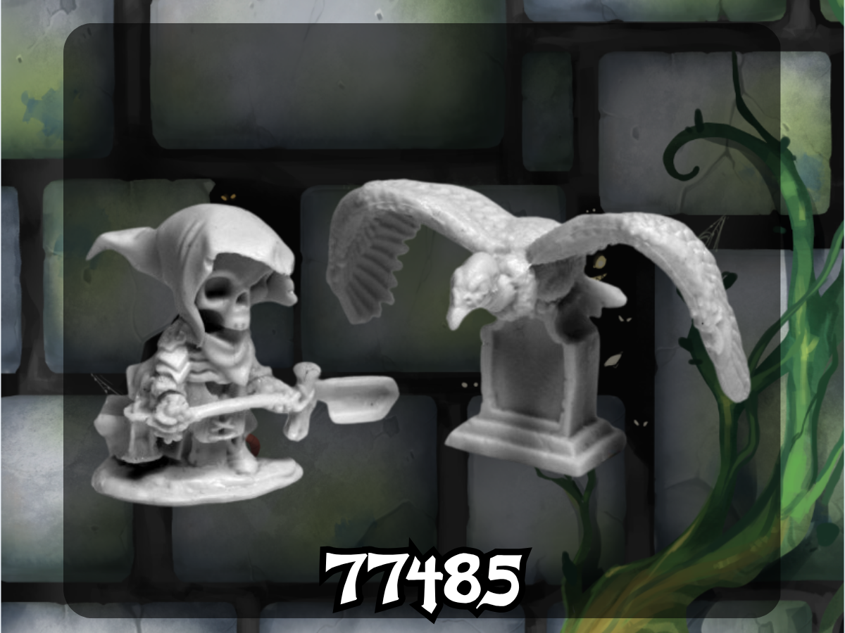 Dark Heaven Bones:  Mr. Bones & Buzzy 77485