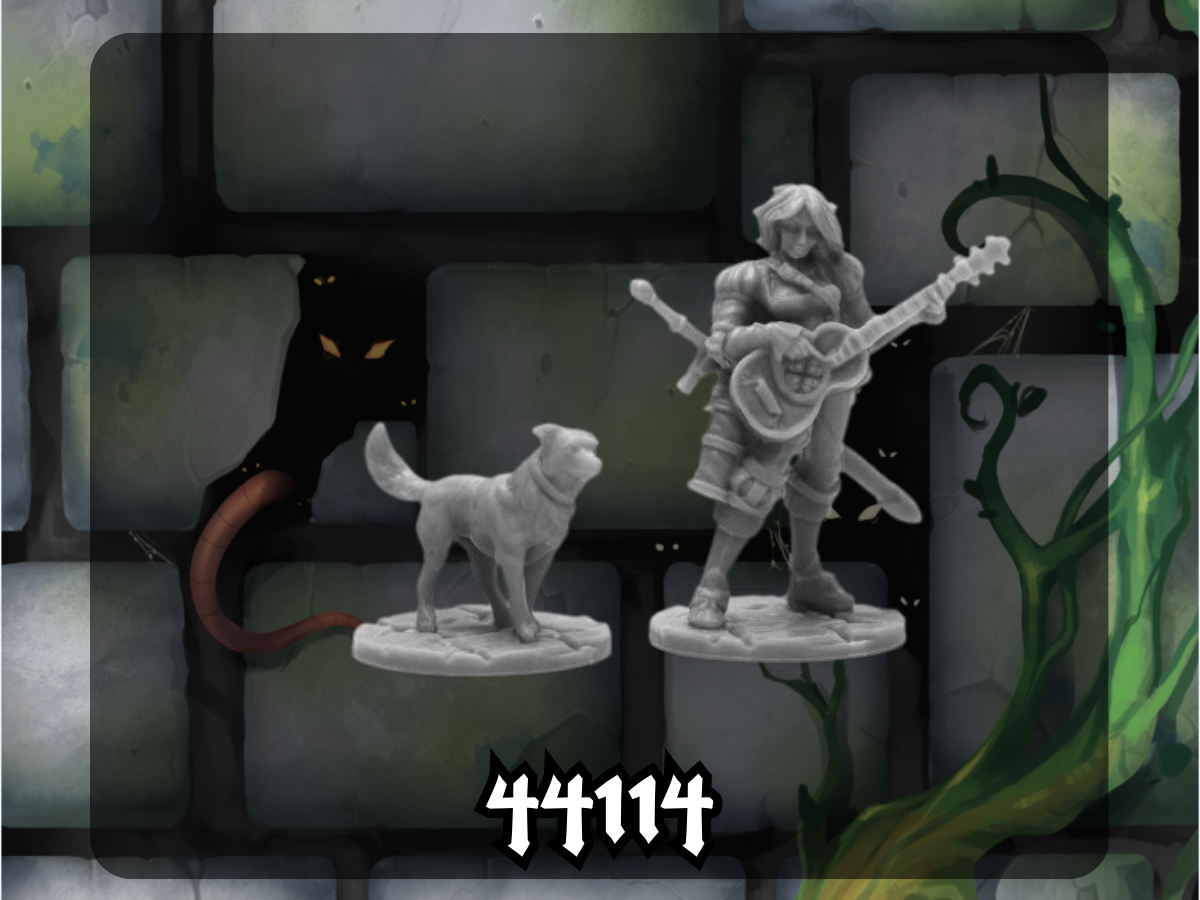 Bones Black: Isobael the Bard & Rufus 44114