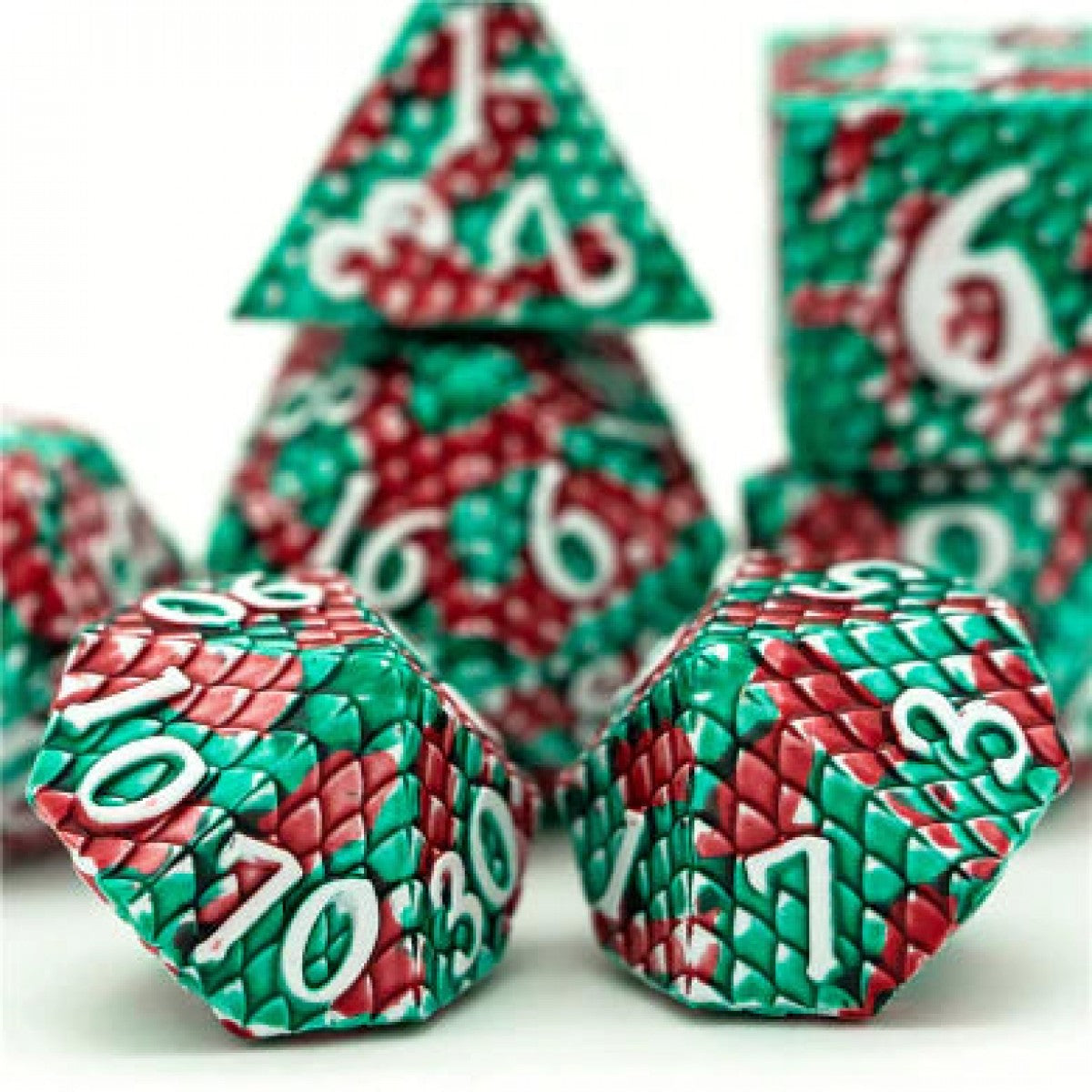 Foam Brain Dice: Pit Viper Dragon Scale
