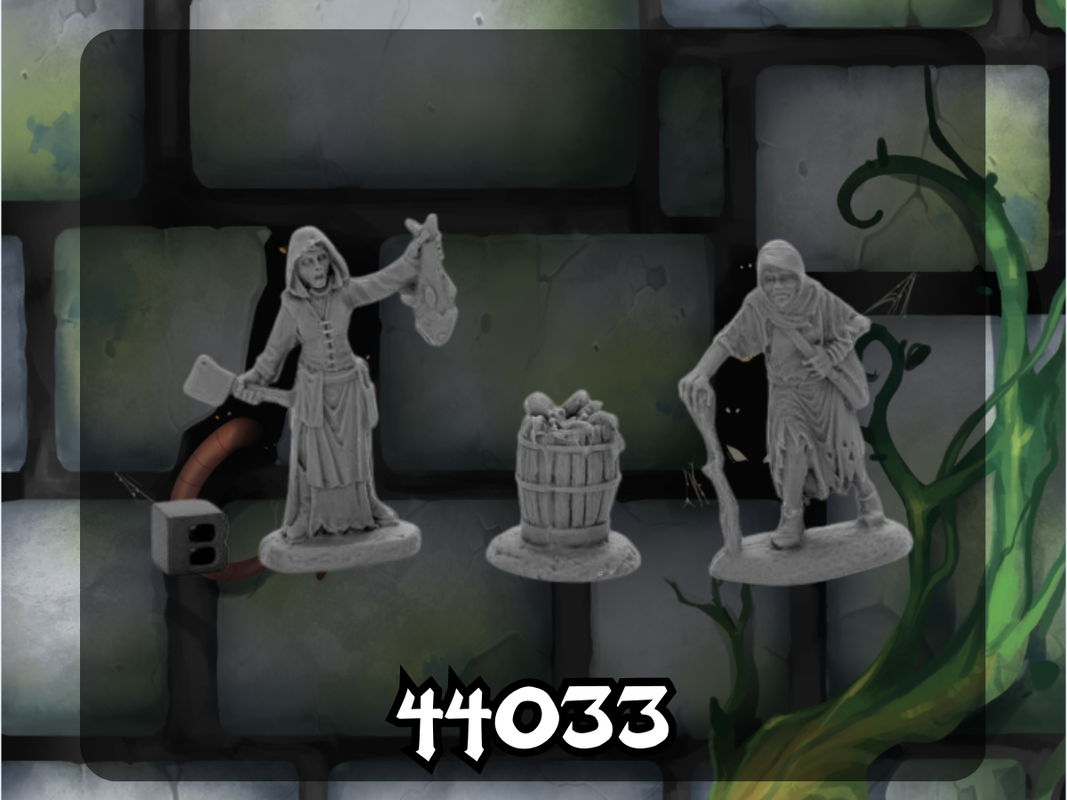 Bones black: Townsfolk: Fishwife & Crone 44033