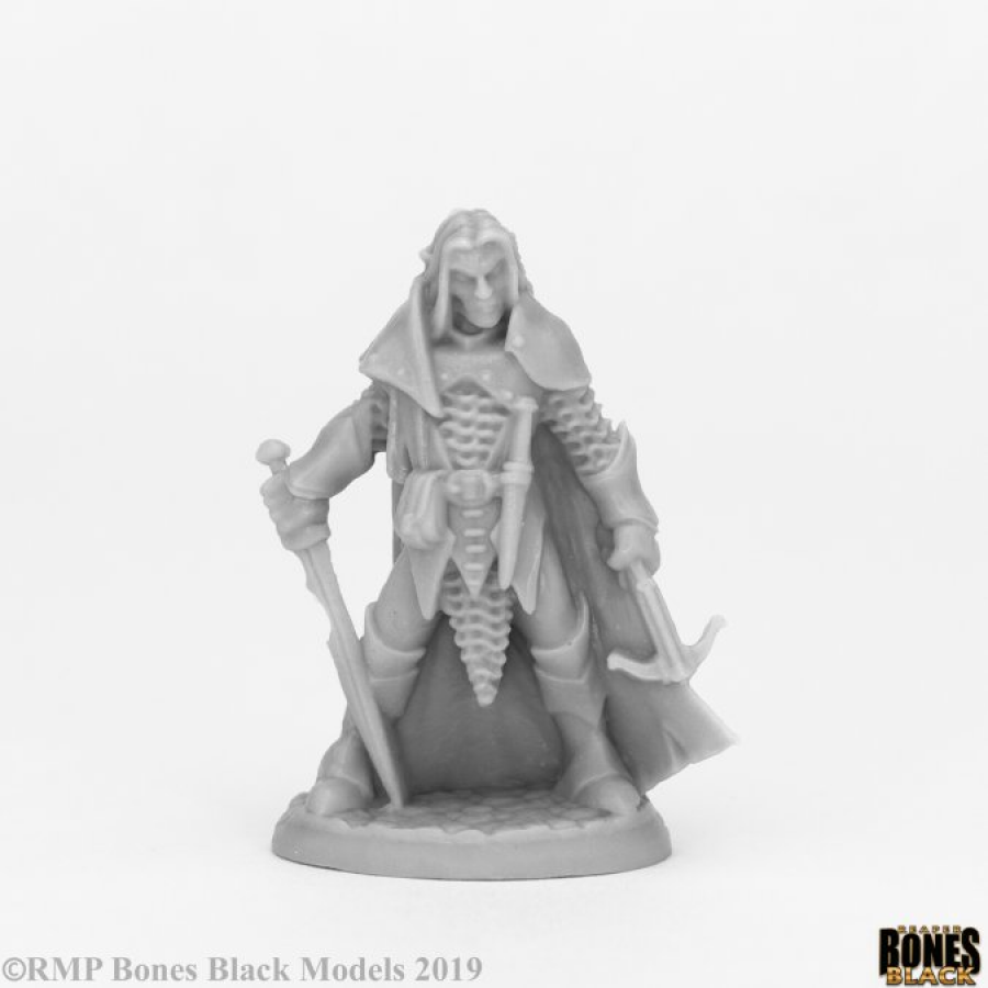 Bones Black: Dark Elf Male Warrior 44072