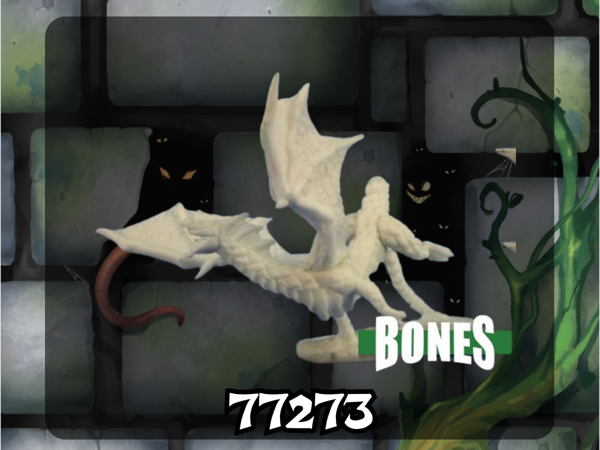 Bones: Dragon Hatchling Black 77273