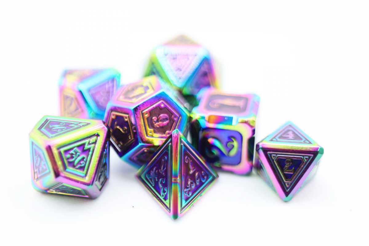 Foam Brain Dice: Alchemist Metals Burnt Opal