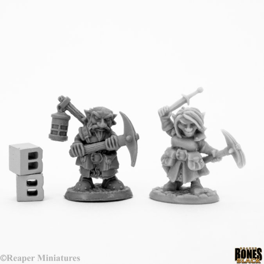 Bones Black: Deep Gnome Heroes (2) 44047