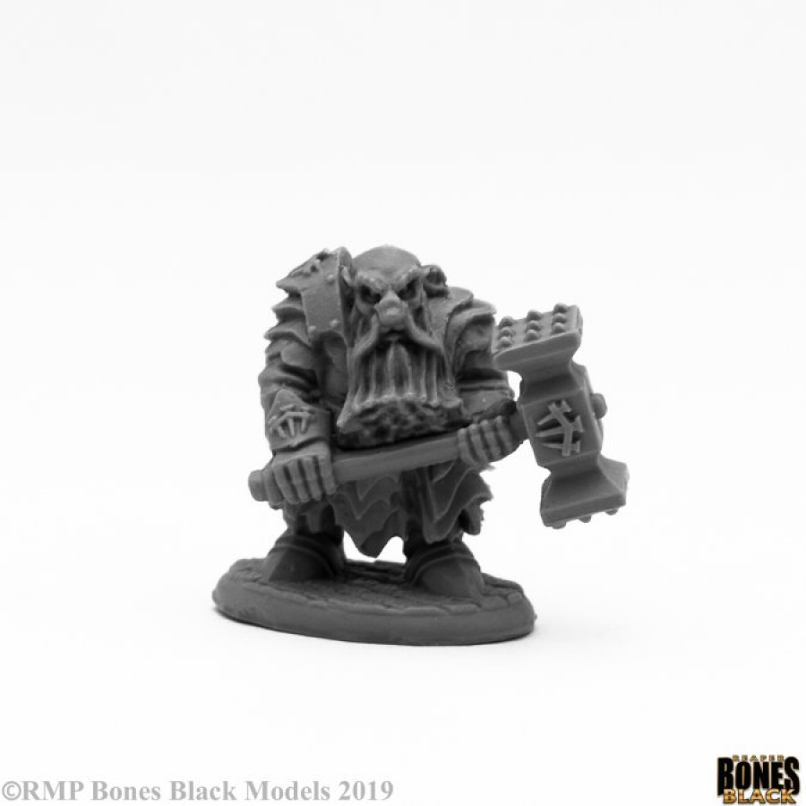 Bones Black: Dark Dwarf Pounder 44010