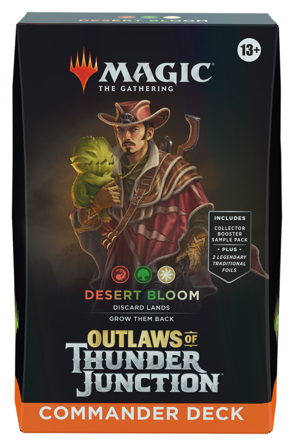 Outlaws of Thunder Junction Commander Deck - Desert Bloom (W/R/G)