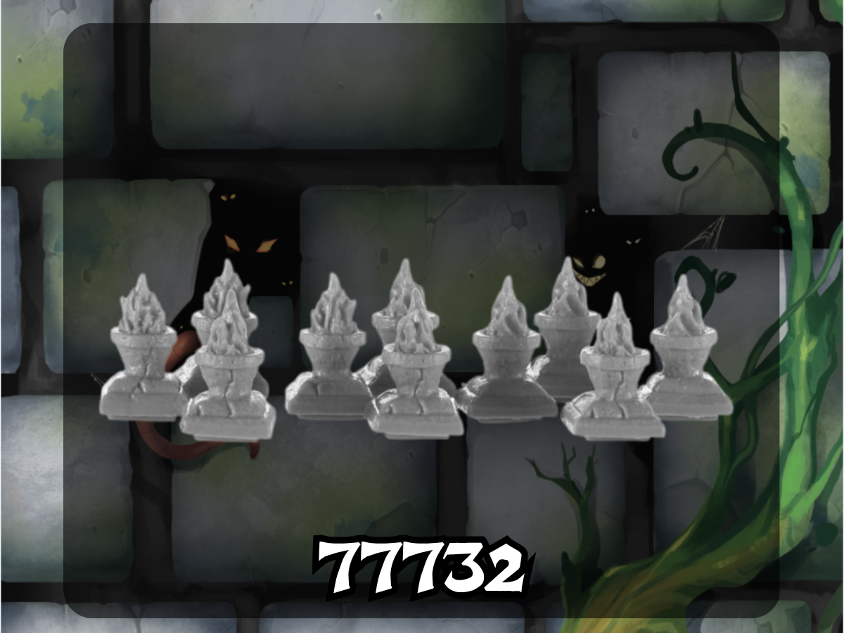 Bones: Brazier Pillar Tops 77732