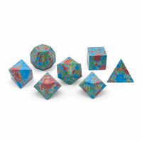 Norse Foundry Stone Dice: Turquois - Splotted