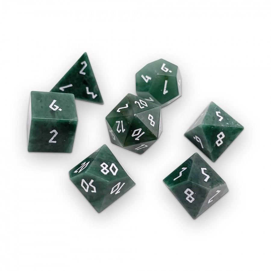 Norse Foundry Stone Dice: Green African Jade