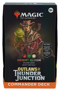 Outlaws of Thunder Junction Commander Deck - Desert Bloom (W/R/G)