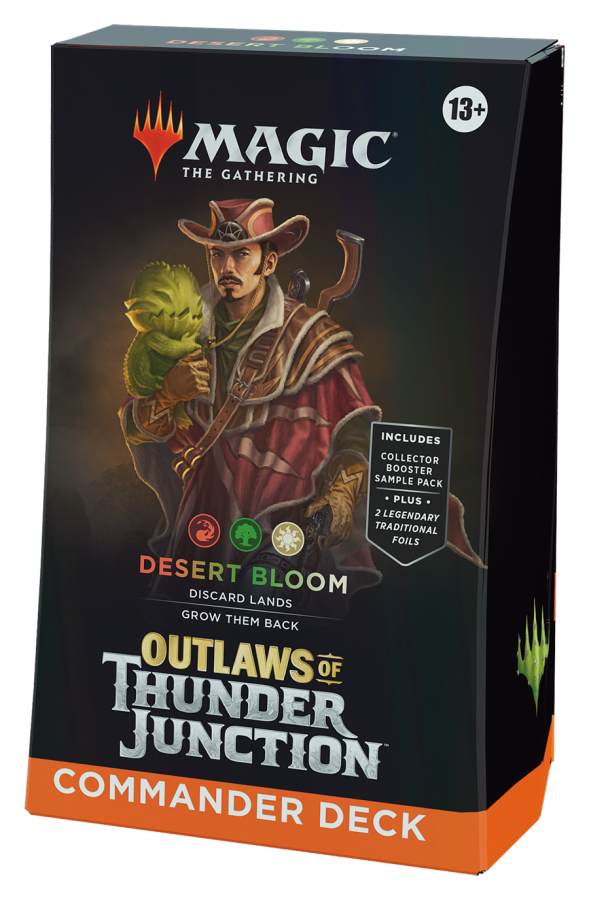 Outlaws of Thunder Junction Commander Deck - Desert Bloom (W/R/G)