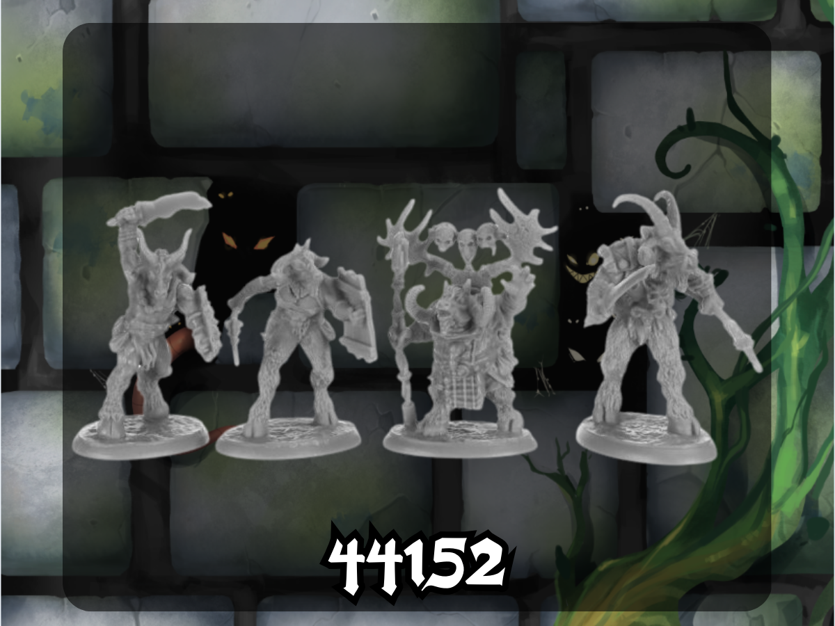 Bones Black: Beastmen (4) 44152