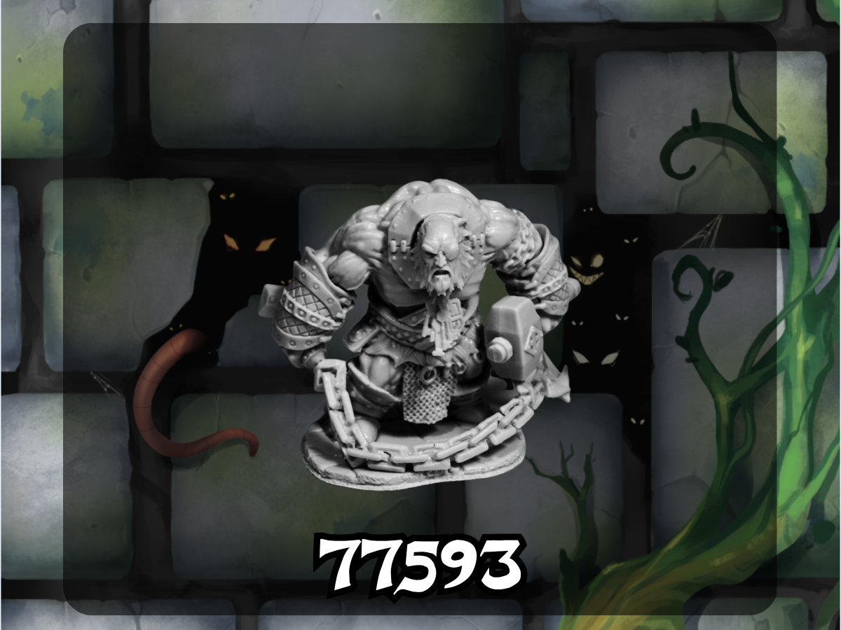 Dark Heaven Bones: Fire Giant Jailor (Huge) 77593