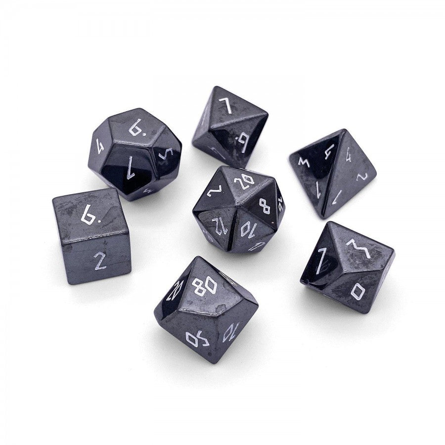 Norse Foundry Stone Dice: Hematite