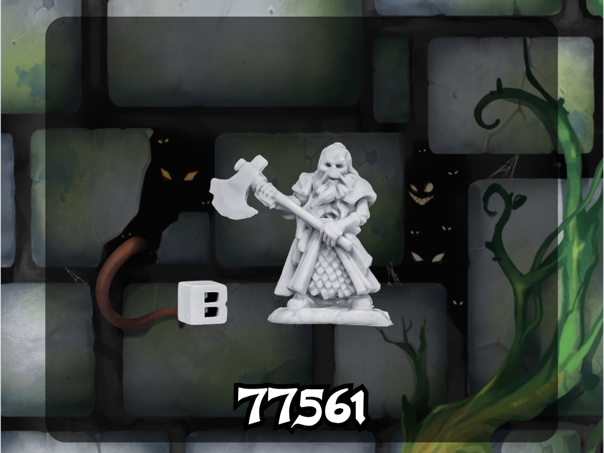 Dark Heaven Bones: Undead Dwarf Fighter 77561