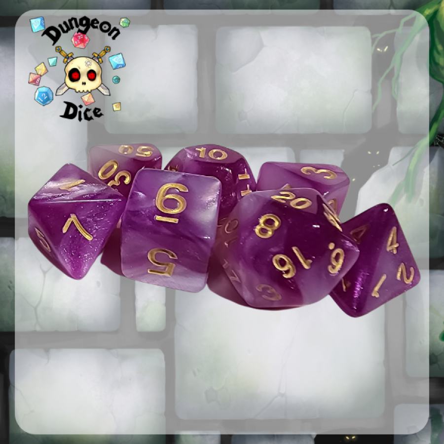 Dungeon Dice Acrylic: Starborn Glow
