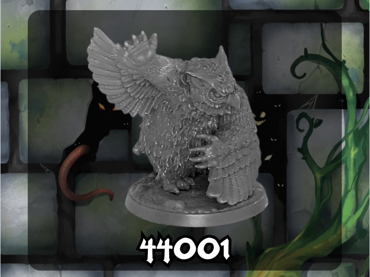 Bones Black: Owlbear 44001