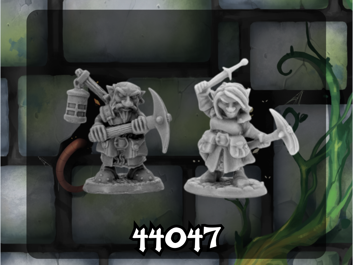 Bones Black: Deep Gnome Heroes (2) 44047