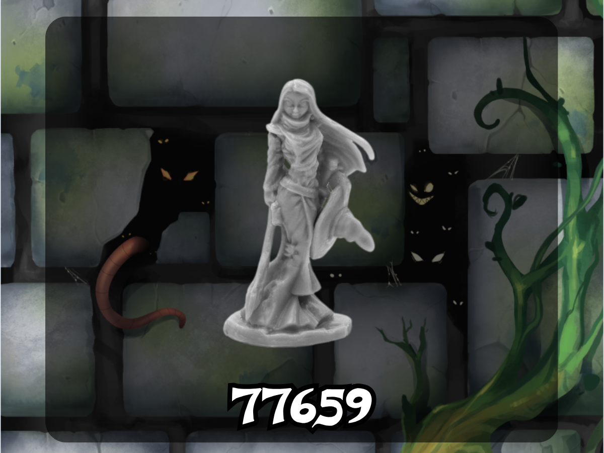 Dark Heaven Bones: Willow Greenivy, Witch 77659